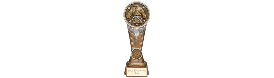 IKON MARTIAL ARTS TROPHY - 5 SIZES - 12.5CM - 22.5CM